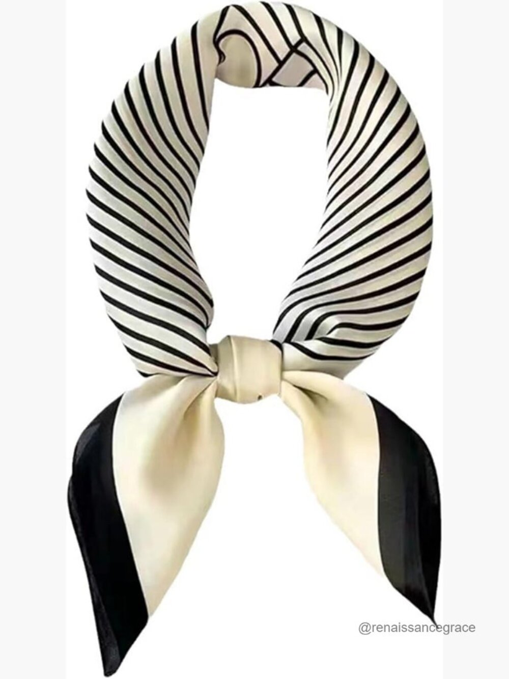 27.5 Inch Silk Feeling Scarf Square Satin Head Wrap Bandana